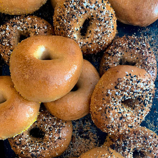 Bagel Combo #2- 4 plain, 4 sesame, 4 poppy - specify Saturday or Sunday when checking out