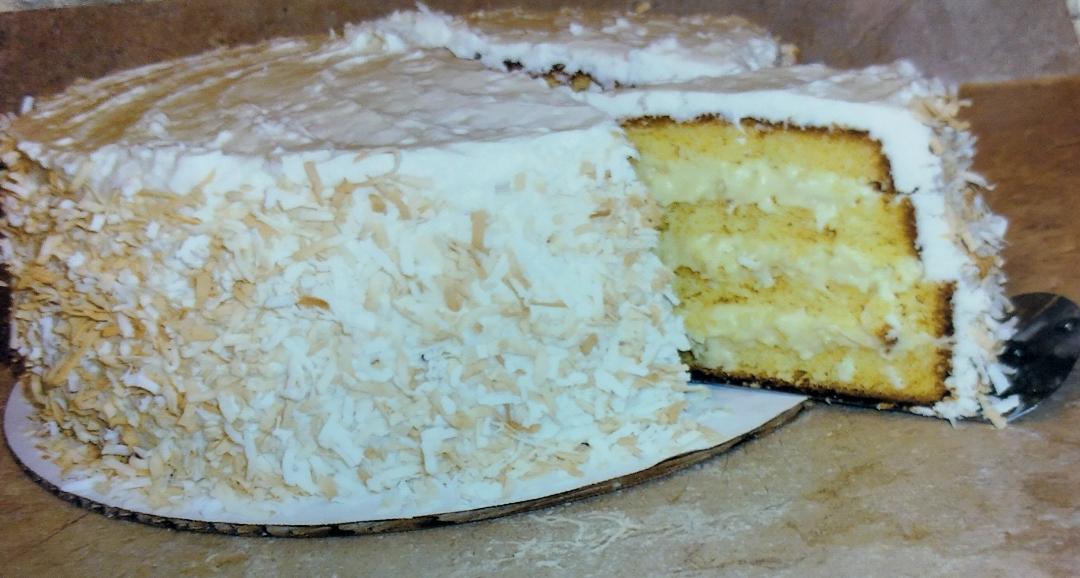 Coconut Cake - specify day & date when checking out