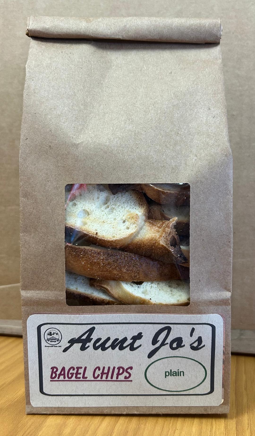 Aunt Jo's Bagel Chips ( plain )